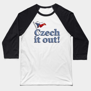 Cute Czech It Out! Baseball T-Shirt